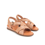 Hush Puppies Sandal Wanita Straps Jolly Ankle Strap In Brown