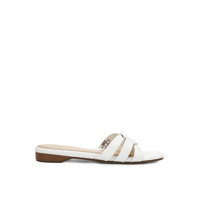 Hush Puppies Sandal Wanita Flats Lenna Carl In White