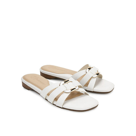 Hush Puppies Sandal Wanita Flats Lenna Carl In White