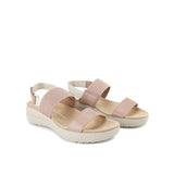 Hush Puppies Women Strap Breathe Gore Sandal In Warm Taupe Leather