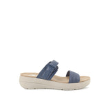 Hush Puppies Women Breathe Gore Slide In Vintage Indigo Leather