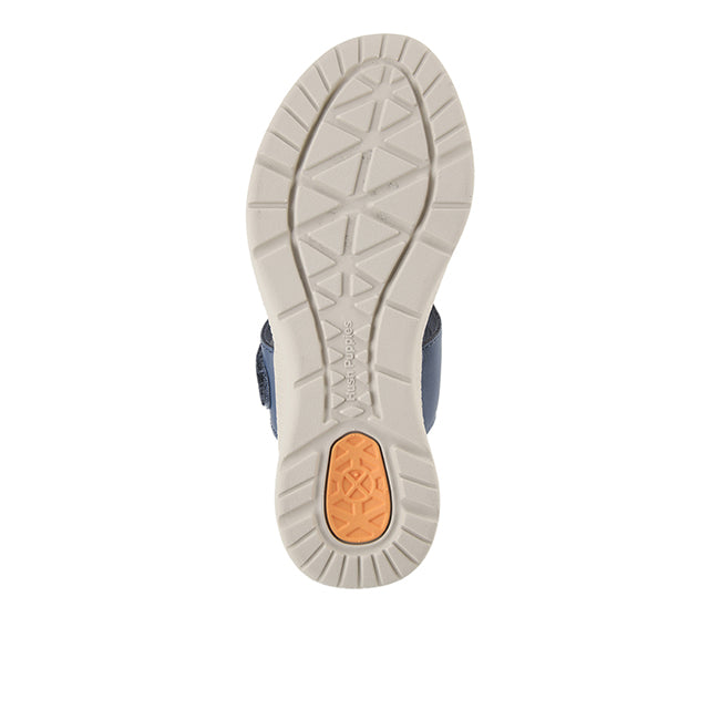 Hush Puppies Women Breathe Gore Slide In Vintage Indigo Leather