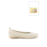Hush Puppies Sepatu Flats Wanita Abigail Lazy In Beige