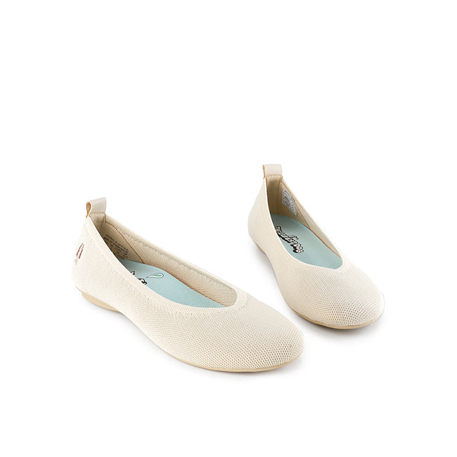 Hush Puppies Sepatu Flats Wanita Abigail Lazy In Beige