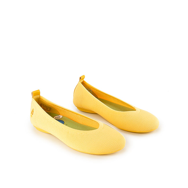 Hush Puppies Sepatu Flats Wanita Abigail Lazy In Yellow