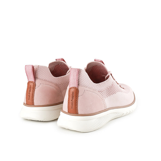 Hush Puppies Sepatu Lace Up Wanita Advance Knit Laceup In Dusty Pink Knit