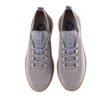 Hush Puppies Sepatu Lace Up Wanita Advance Knit Laceup In Smoke Grey Textile
