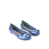 Hush Puppies Sepatu Wanita Slip On Valerina Bow In Blue