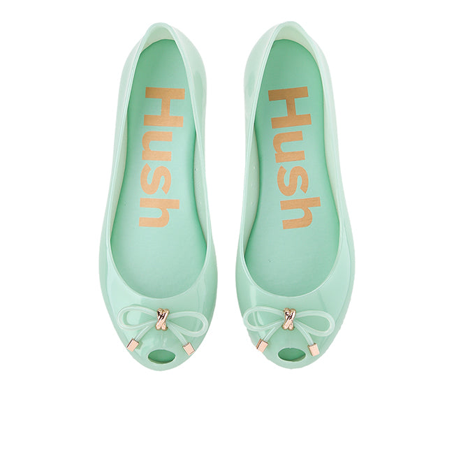 Hush Puppies Sepatu Wanita Slip On Valerina Bow In Mint