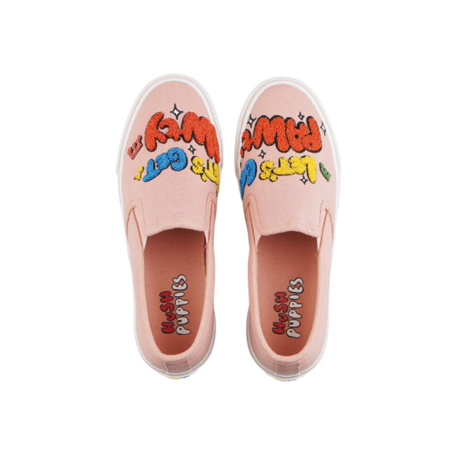 Hush Puppies Sepatu Wanita Slip On Josie Pawty In Nude Pink