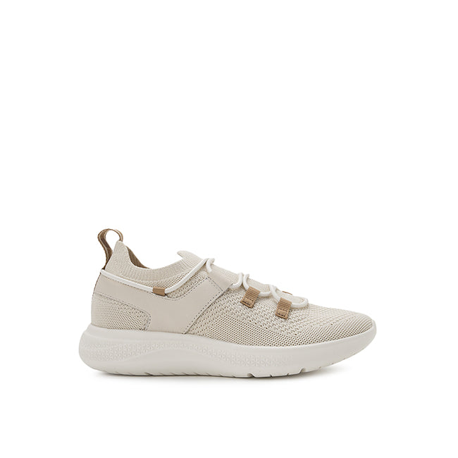 Hush Puppies Sepatu Wanita Lace Up Elevate Knit Lace In Vanilla Cream Knit