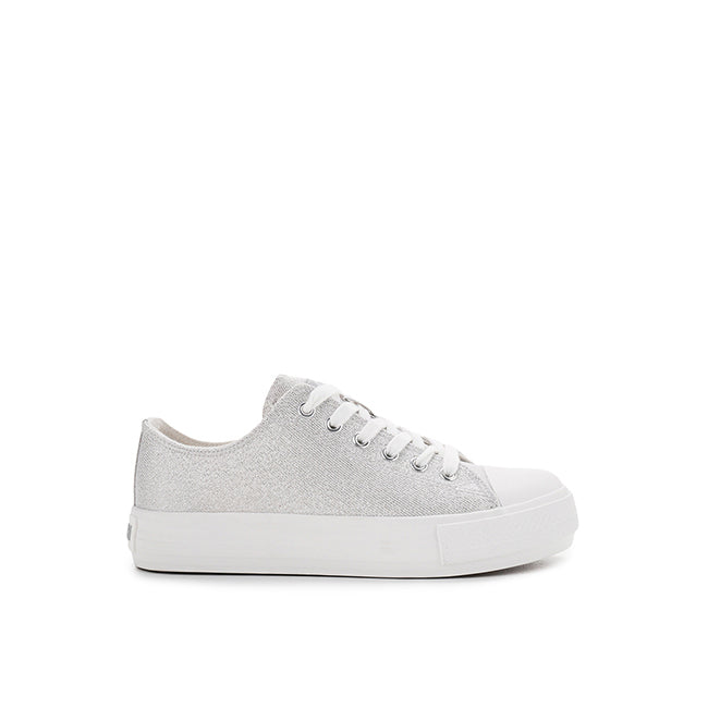Hush Puppies Shoes Wanita Sneakers Marcella In Silver