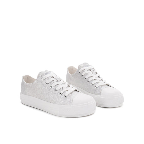 Hush Puppies Shoes Wanita Sneakers Marcella In Silver