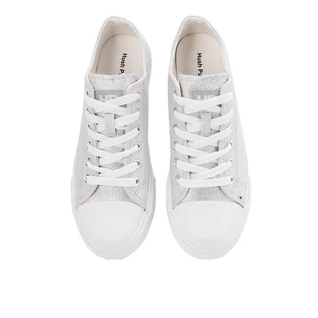 Hush Puppies Shoes Wanita Sneakers Marcella In Silver