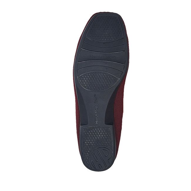 Hush Puppies Sepatu Wanita Flats Arletta In Maroon