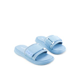 Hush Puppies Sandal Slip On Wanita Fayola Slip On In Light Blue