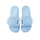 Hush Puppies Sandal Slip On Wanita Fayola Slip On In Light Blue