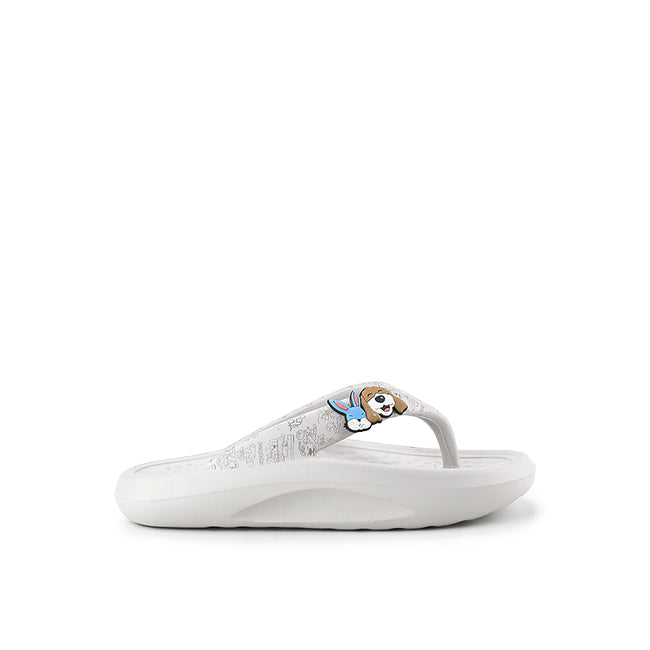 Hush Puppies Sandal Wanita Slide Olsen J Aloha In Light Grey
