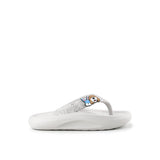 Hush Puppies Sandal Wanita Slide Olsen J Aloha In Light Grey
