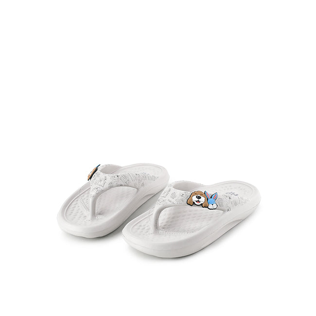 Hush Puppies Sandal Wanita Slide Olsen J Aloha In Light Grey