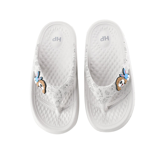 Hush Puppies Sandal Wanita Slide Olsen J Aloha In Light Grey