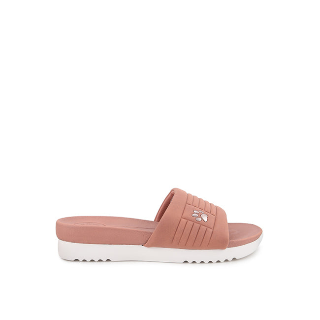 Hush Puppies Sandal Wanita Slip On Angel Quilt In Dusty Pink