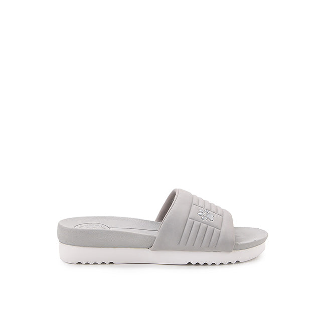 Hush Puppies Sandal Wanita Slip On Angel Quilt In Light Grey