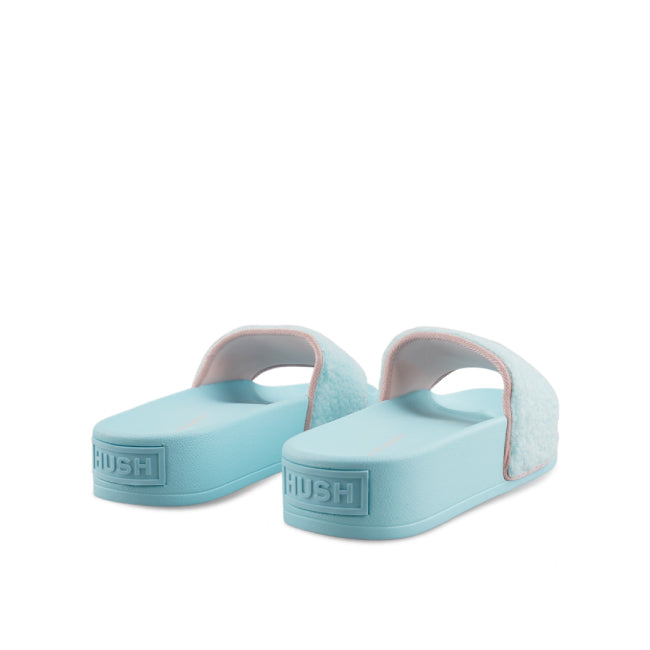 Hush Puppies Sandal Wanita Slide Kawaii Pawty In Blue
