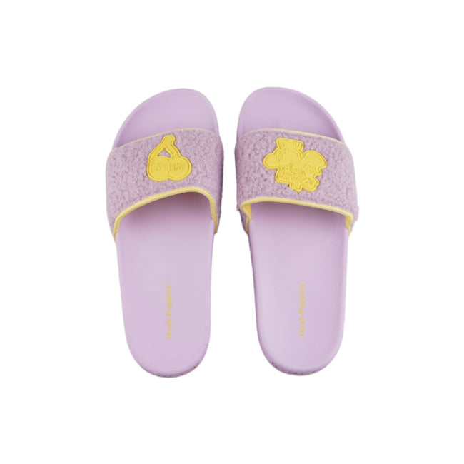 Hush Puppies Sandal Wanita Slide Kawaii Pawty In Lilac