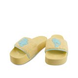 Hush Puppies Sandal Wanita Slide Kawaii Pawty In Yellow