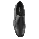 Hush Puppies Sepatu Slip On Pria James Streetsmart Ii In Black Wp Leather Np
