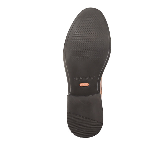 Hush Puppies Sepatu Dress Pria Detroit Pt Oxford In Cognac Leather