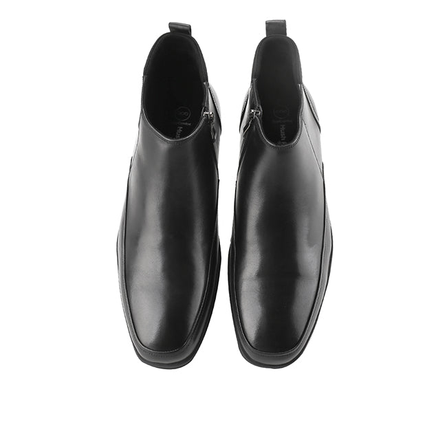 Hush Puppies Sepatu Pria Bono Claris Zip Boots In Black