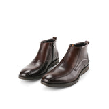 Hush Puppies Sepatu Pria Henley Frost Zip Boots In Coffee