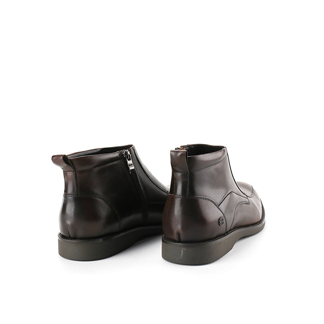 Hush Puppies Sepatu Pria Henley Frost Zip Boots In Coffee