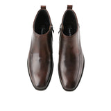 Hush Puppies Sepatu Pria Henley Frost Zip Boots In Coffee