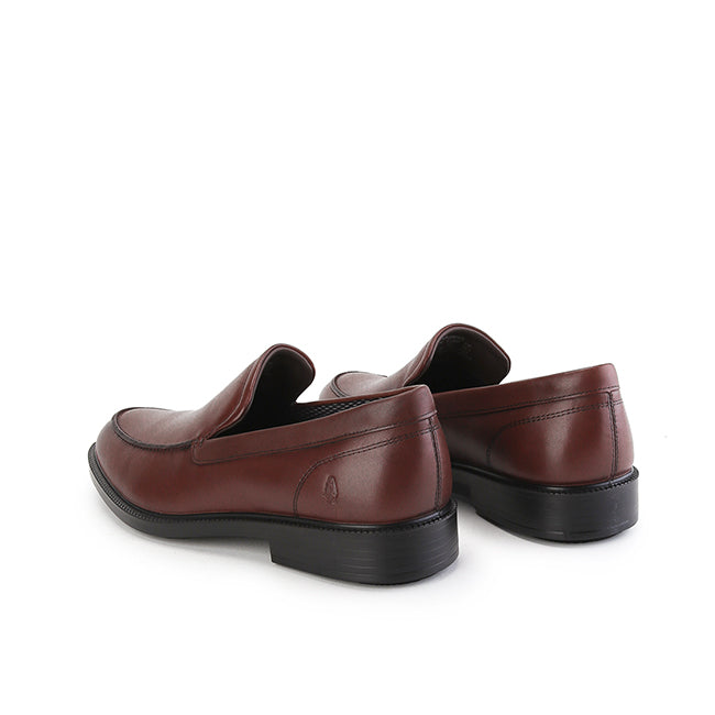 Hush Puppies Sepatu Pria Slip On Banker Slip-On In Dark Brown Leather