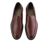 Hush Puppies Sepatu Pria Slip On Banker Slip-On In Dark Brown Leather