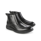 Hush Puppies Sepatu Pria Alpha Zip Boots In Black