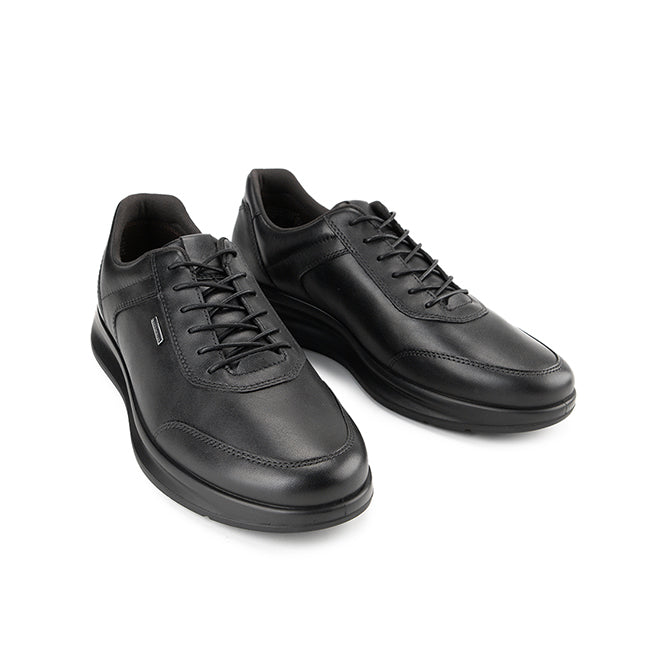Hush Puppies Sepatu Pria Oswald Lace Up In Black