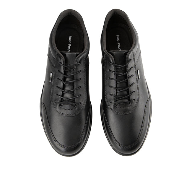 Hush Puppies Sepatu Pria Oswald Lace Up In Black