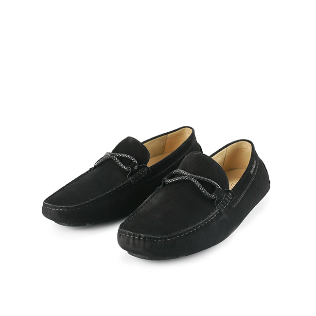Hush Puppies Sepatu Pria Tennov Saddle Moc In Black