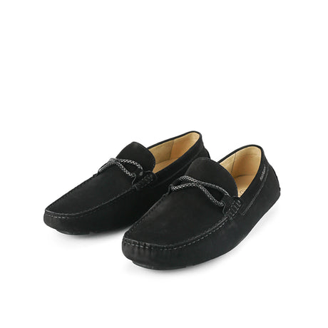 Hush Puppies Sepatu Pria Tennov Saddle Moc In Black