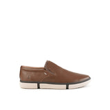 Hush Puppies Sepatu Casual Pria Briggs Pt Slipon In Cognac Leather