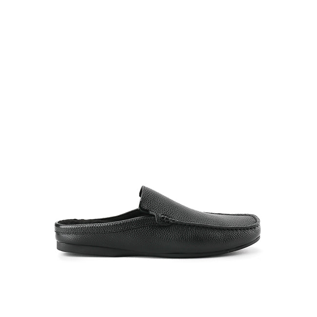 Hush Puppies Sepatu Pria Billy Korn Mules In Black