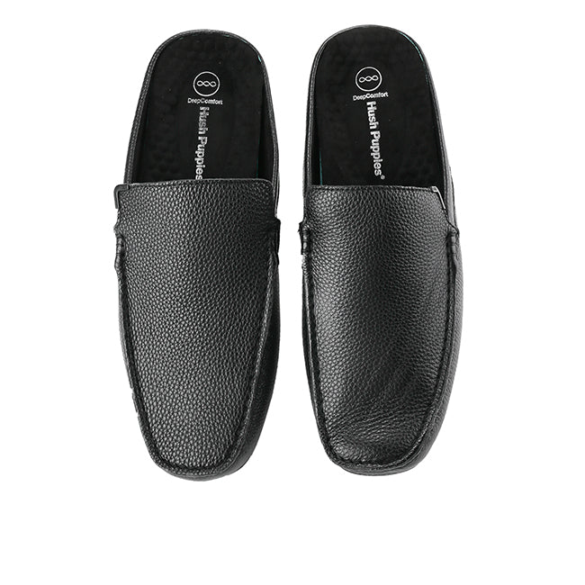 Hush Puppies Sepatu Pria Billy Korn Mules In Black