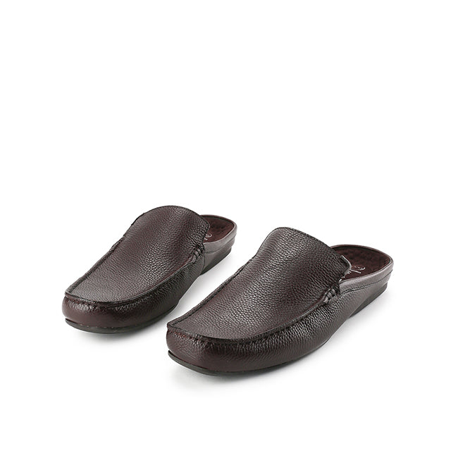 Hush Puppies Sepatu Pria Billy Korn Mules In Coffee