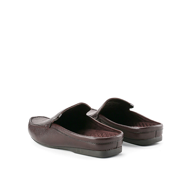 Hush Puppies Sepatu Pria Billy Korn Mules In Coffee