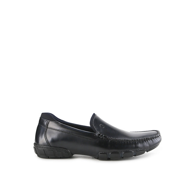 Hush Puppies Sepatu Pria Moccasins Dunov Arma Loafer In Navy