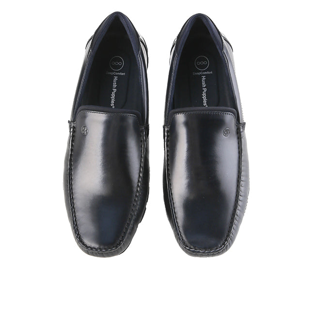 Hush Puppies Sepatu Pria Moccasins Dunov Arma Loafer In Navy